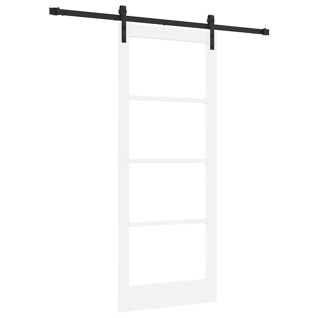 Csúszó ajtó orkdal fehér és fekete 83 x 202 cm