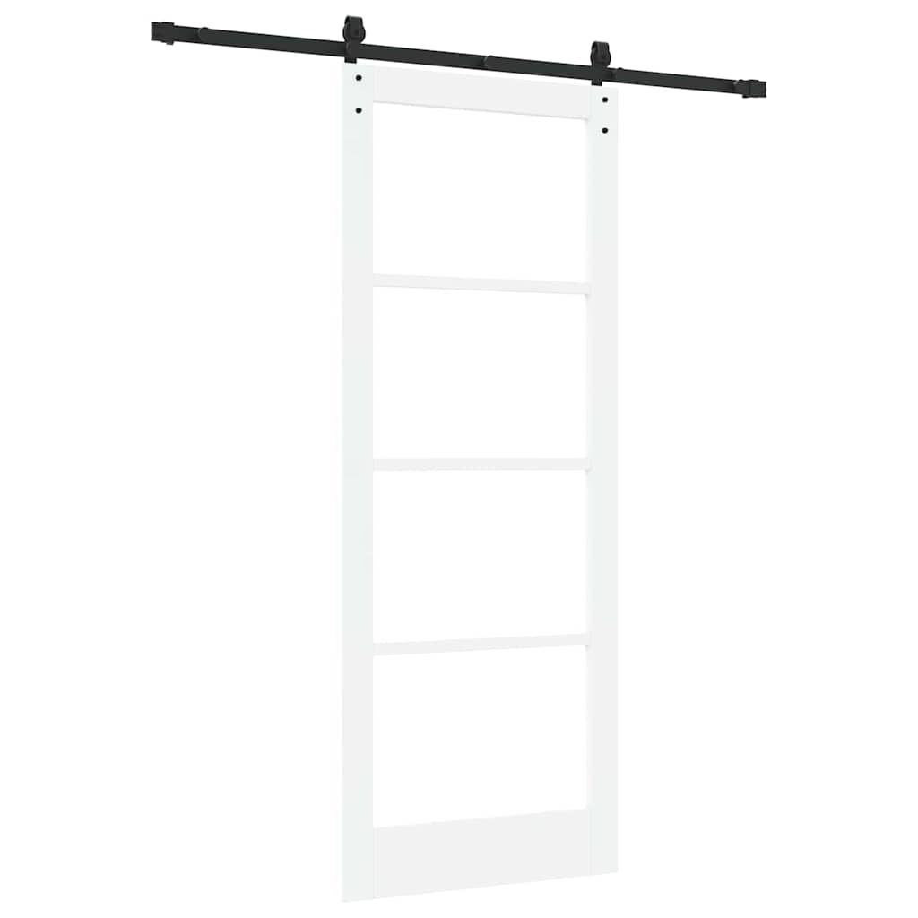 Csúszó ajtó orkdal fehér és fekete 83 x 211 cm