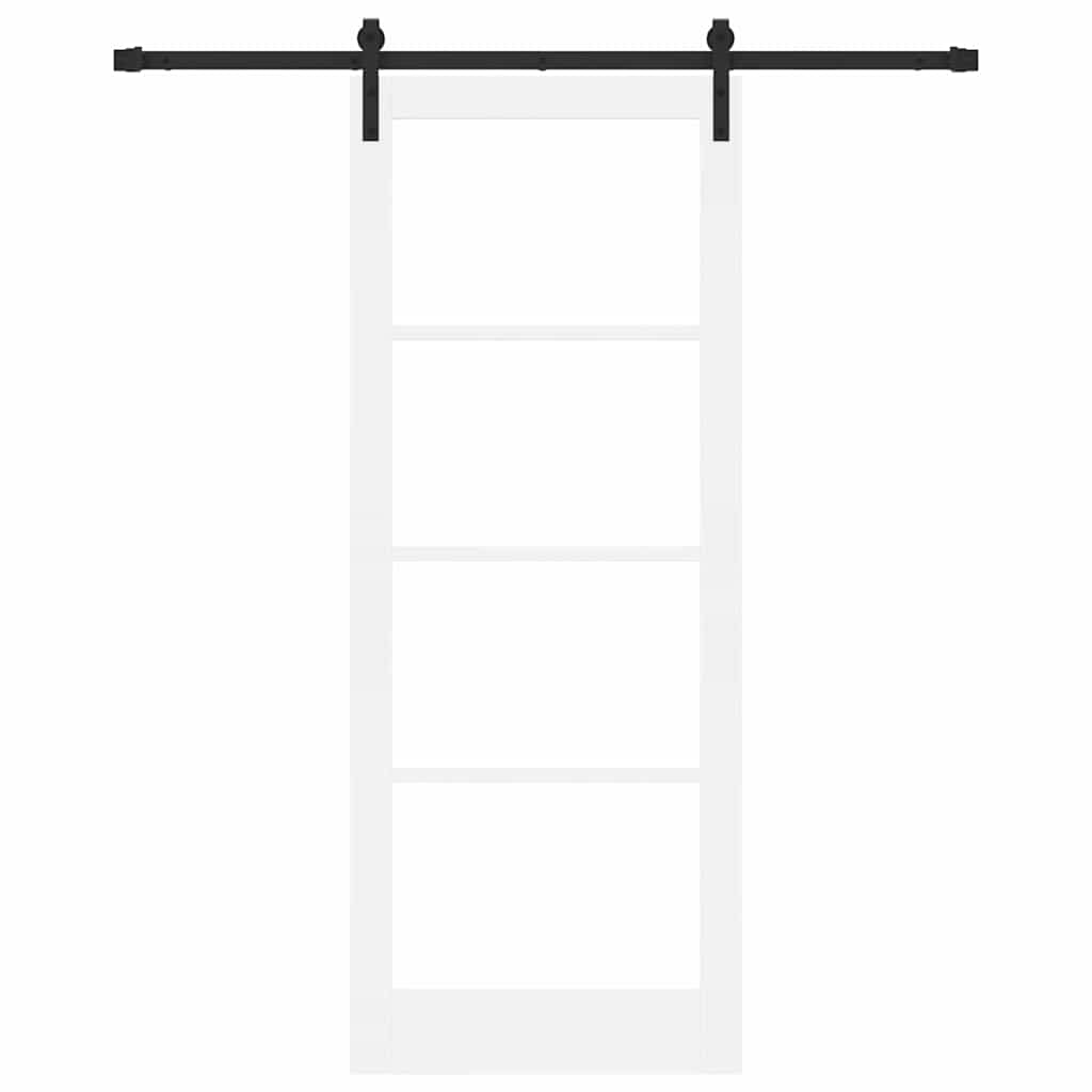 Csúszó ajtó orkdal fehér és fekete 83 x 211 cm