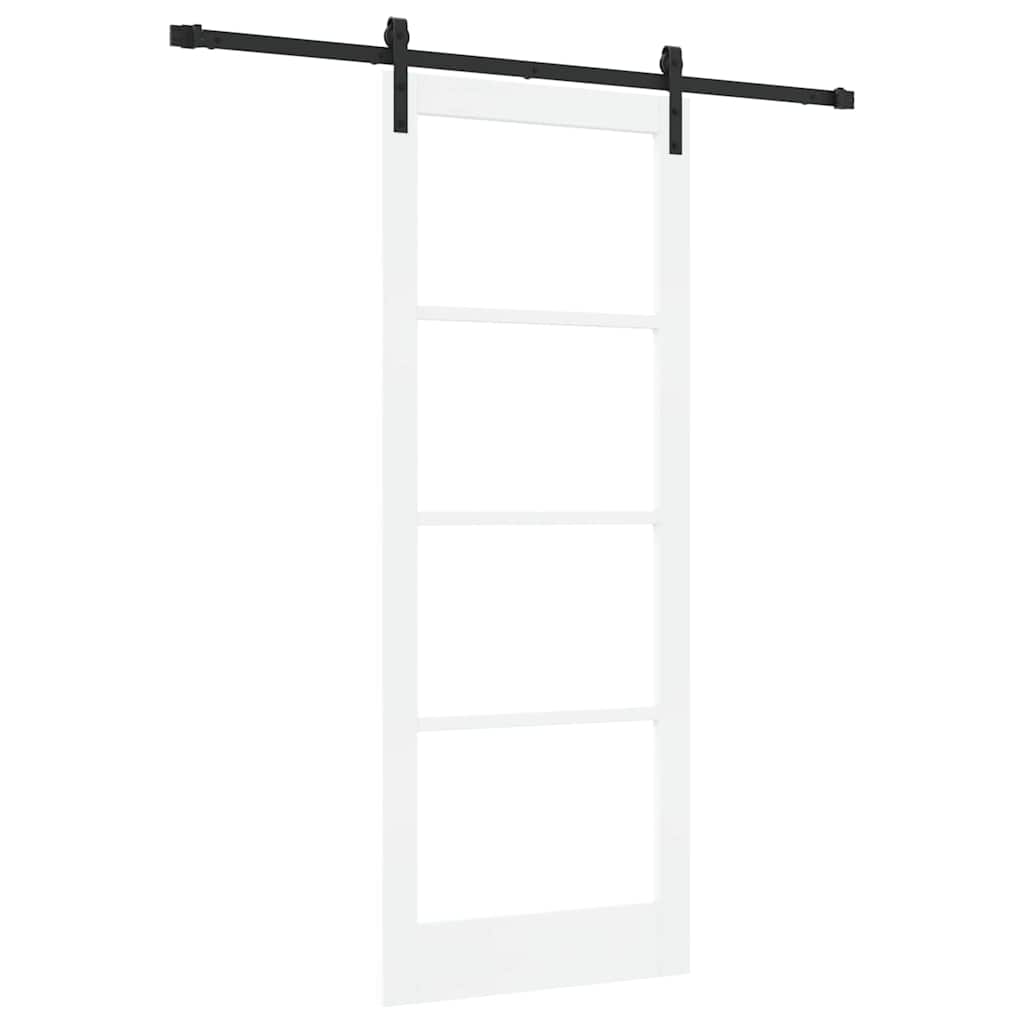 Csúszó ajtó orkdal fehér és fekete 83 x 211 cm