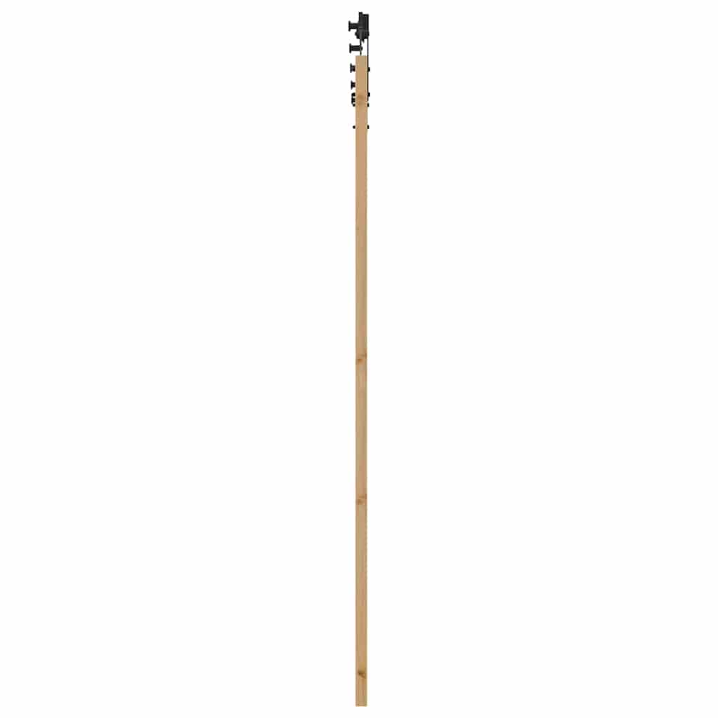 Csúszó ajtó orkdal természetes és fekete 93 x 211 cm