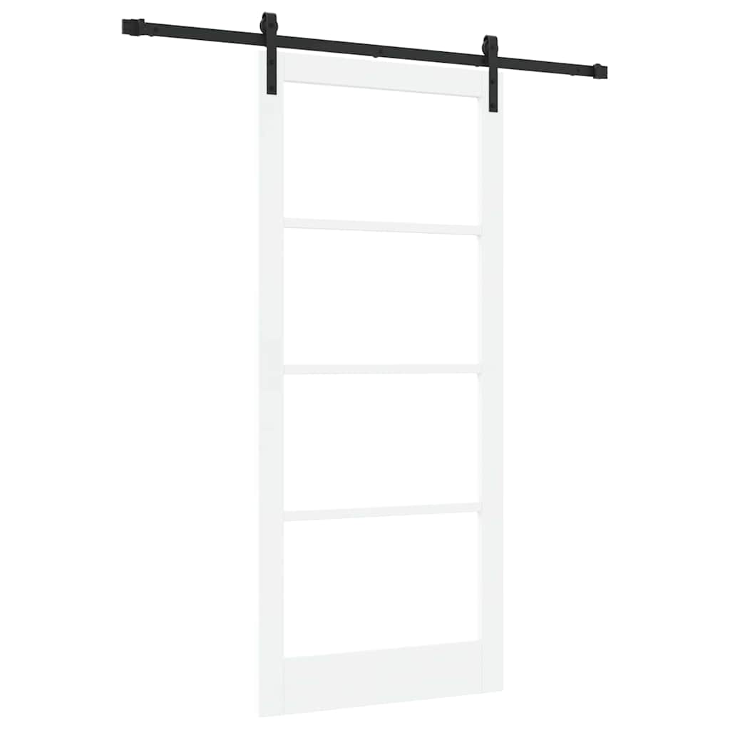 Csúszó ajtó orkdal fehér és fekete 93 x 211 cm
