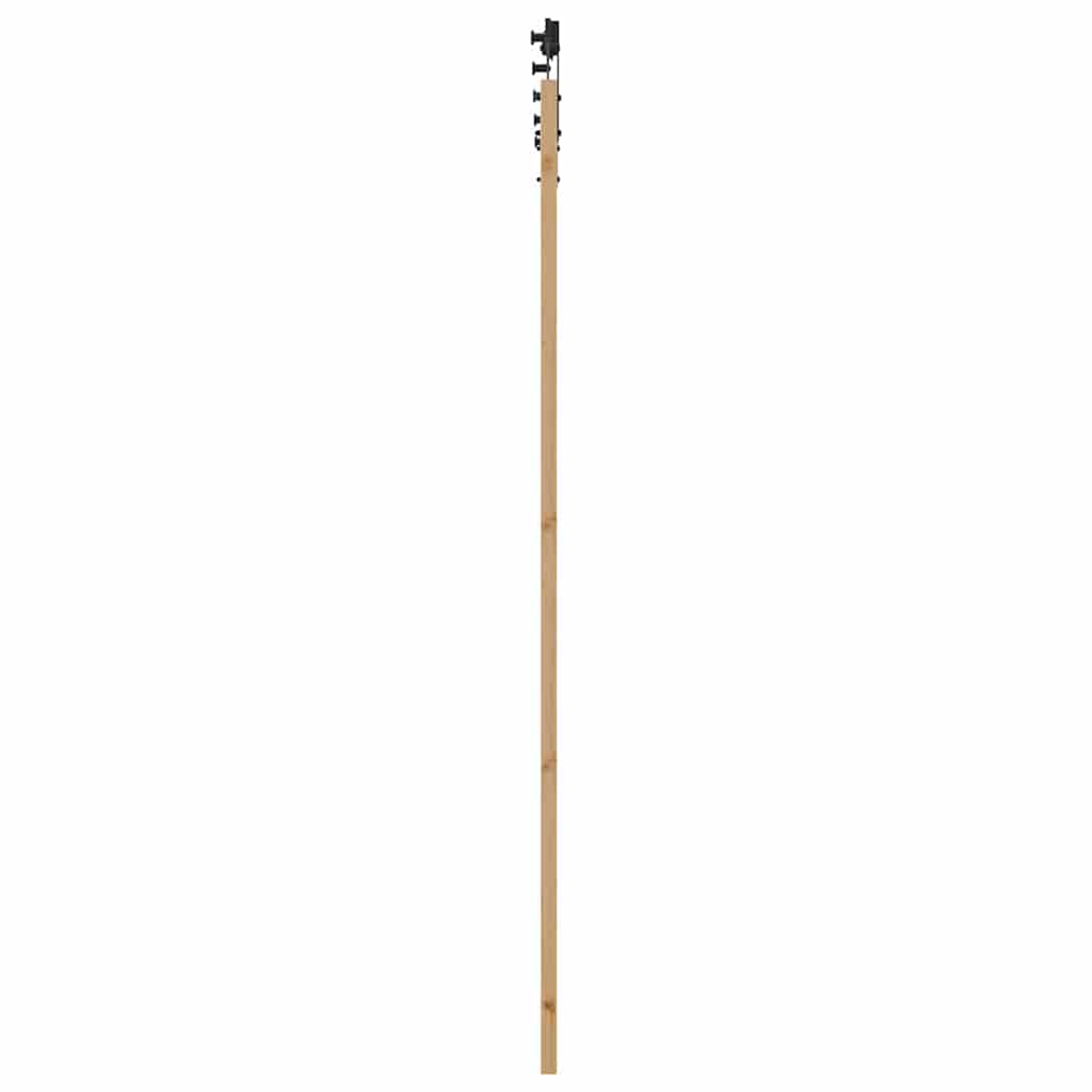 Csúszó ajtó orkdal természetes és fekete 93 x 232 cm
