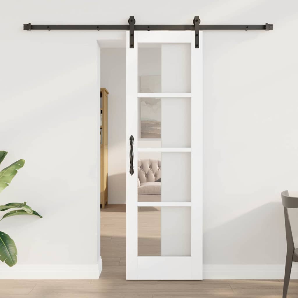 Csúszó ajtó orkdal fehér és fekete 61 x 198,5 cm
