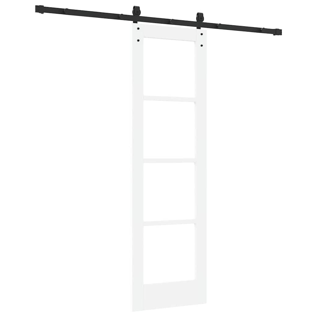 Csúszó ajtó orkdal fehér és fekete 61 x 198,5 cm