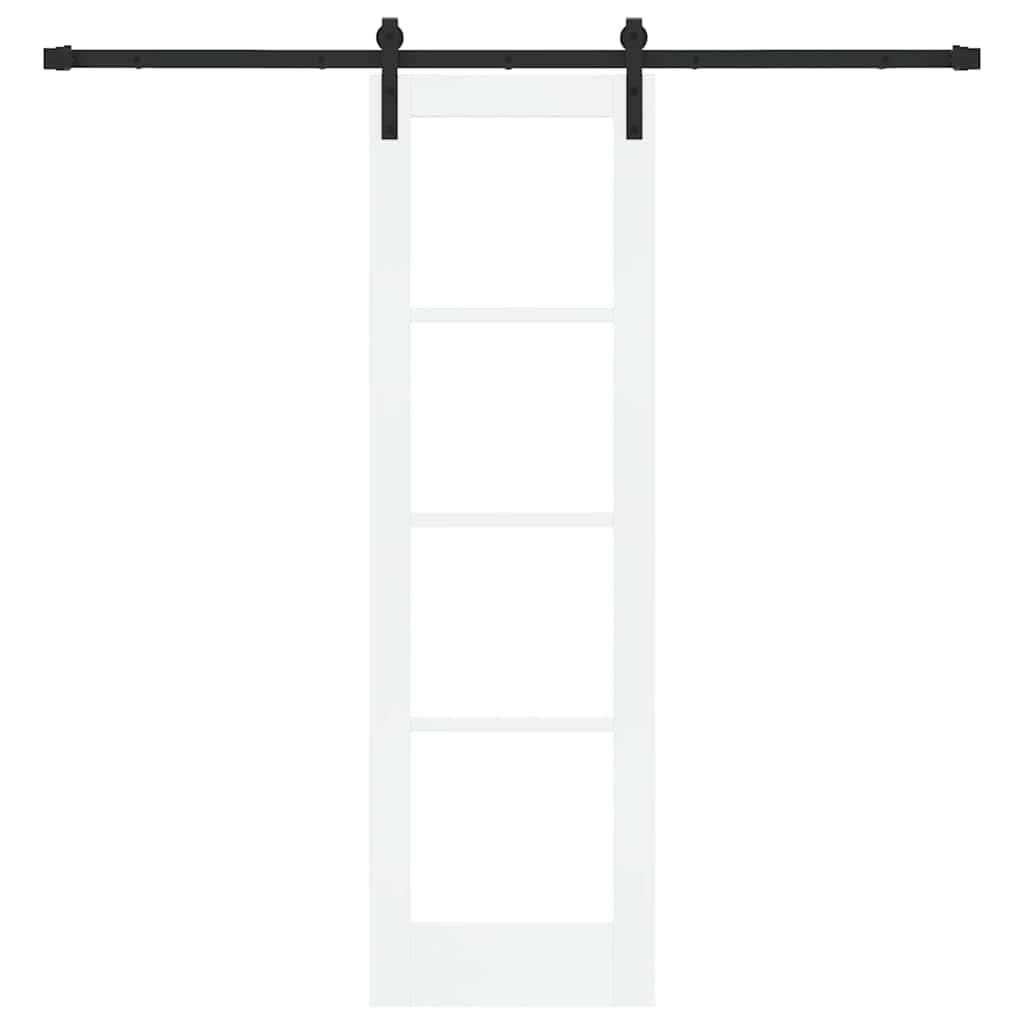 Csúszó ajtó orkdal fehér és fekete 61 x 198,5 cm