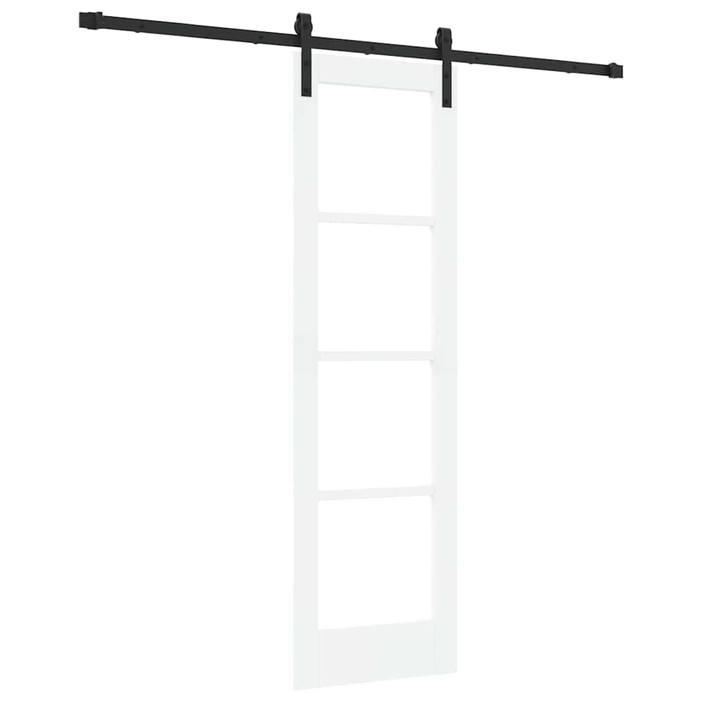 Csúszó ajtó orkdal fehér és fekete 61 x 198,5 cm