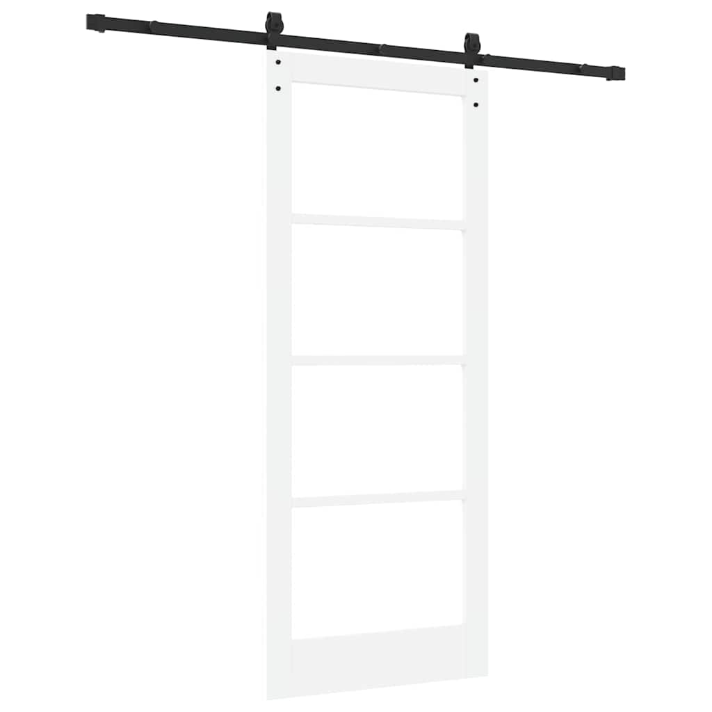 Csúszó ajtó orkdal fehér és fekete 83 x 202 cm