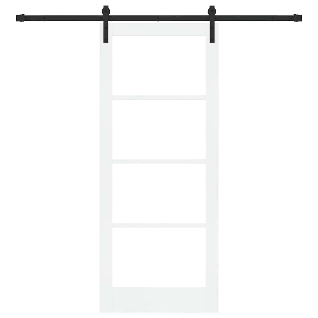 Csúszó ajtó orkdal fehér és fekete 83 x 202 cm