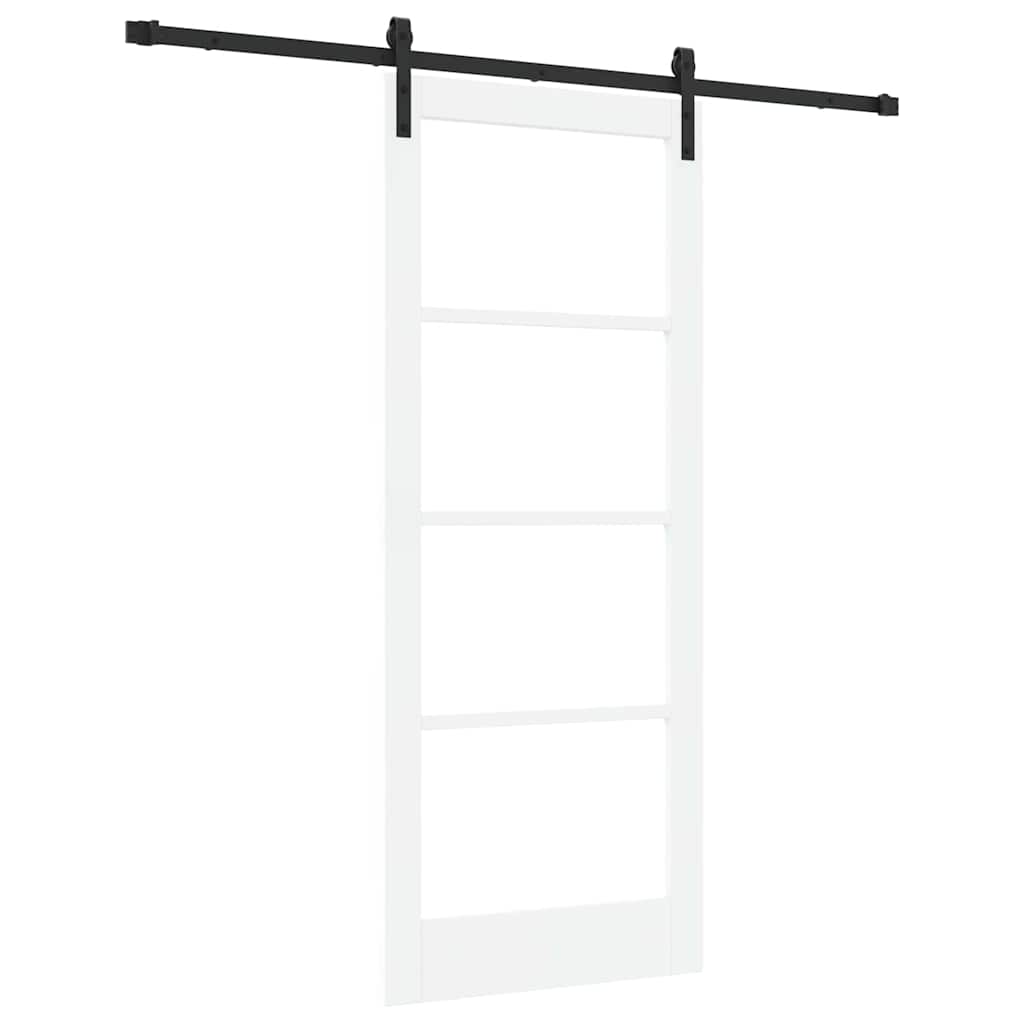 Csúszó ajtó orkdal fehér és fekete 83 x 202 cm
