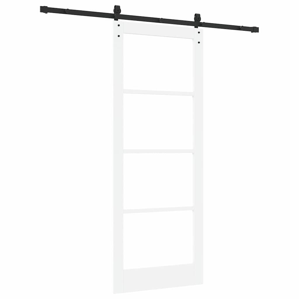 Csúszó ajtó orkdal fehér és fekete 83 x 211 cm