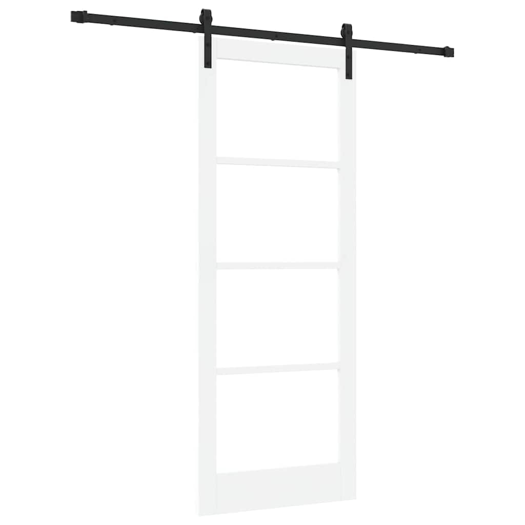 Csúszó ajtó orkdal fehér és fekete 83 x 211 cm