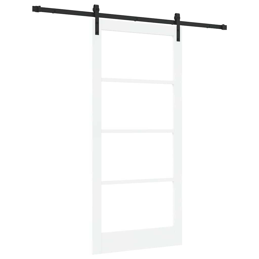 Csúszó ajtó orkdal fehér és fekete 93 x 202 cm