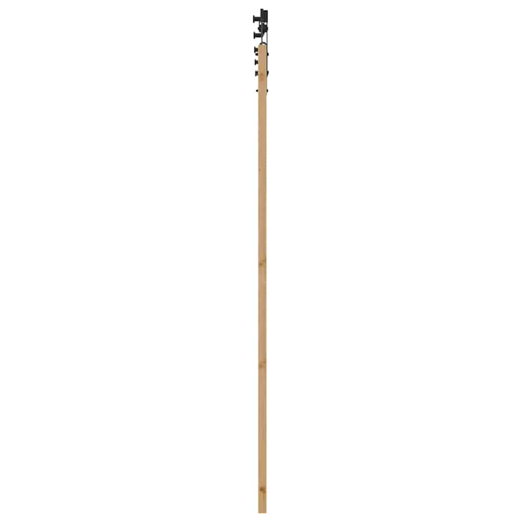 Csúszó ajtó orkdal természetes és fekete 93 x 211 cm