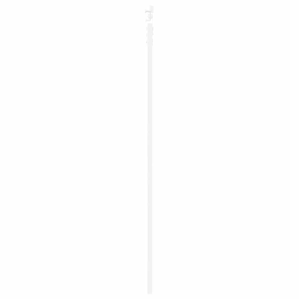 Csúszó ajtó fehér 93 x 211 cm tömör fenyőfa és üveg