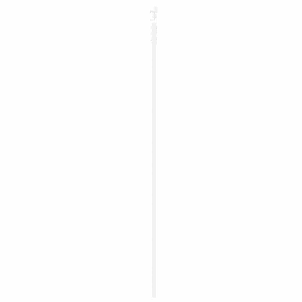 Csúszó ajtó fehér 93 x 232 cm tömör fenyőfa és üveg
