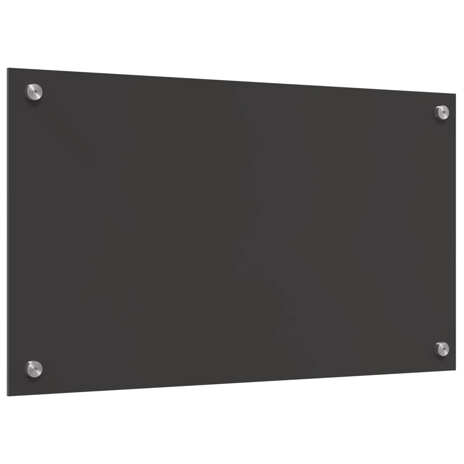 Konyhai hátfal sötétszürke 70 x 40 cm edzett üveg