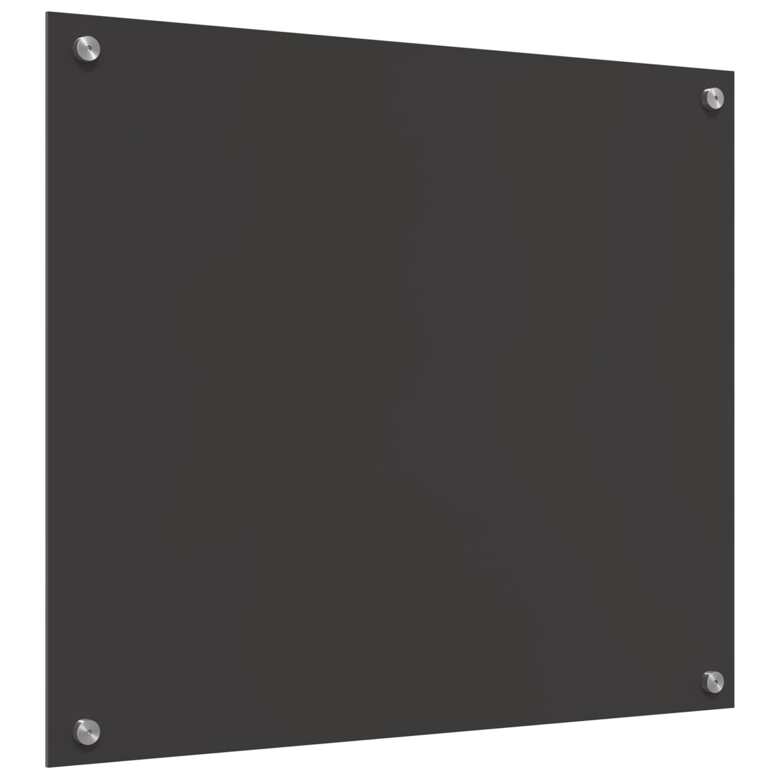 Konyhai hátfal sötétszürke 70 x 60 cm edzett üveg