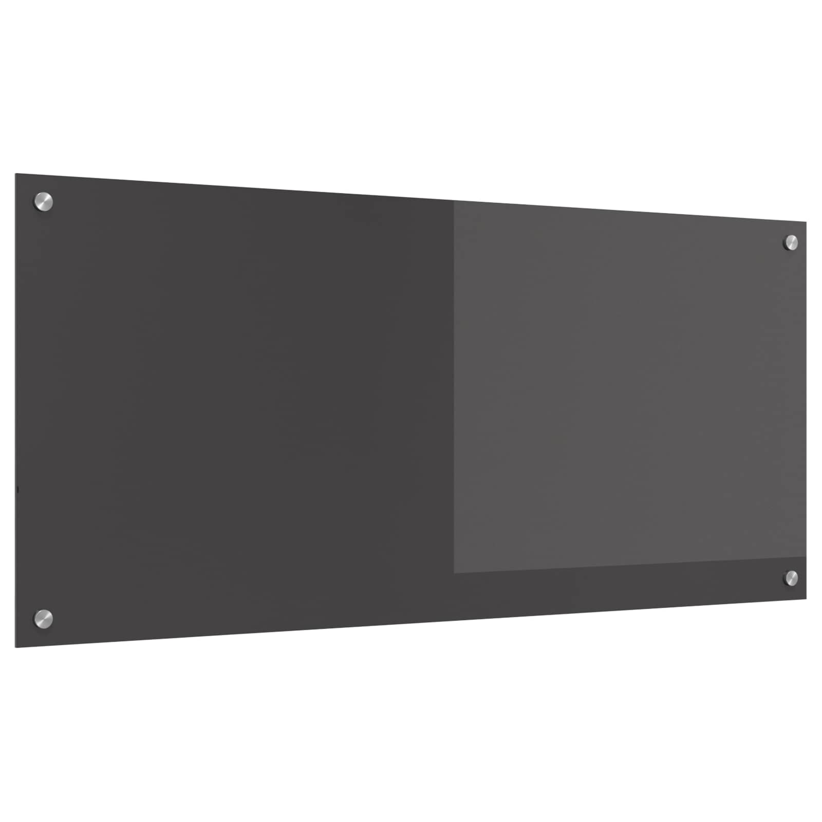 Konyhai hátfal sötétszürke 110 x 50 cm edzett üveg