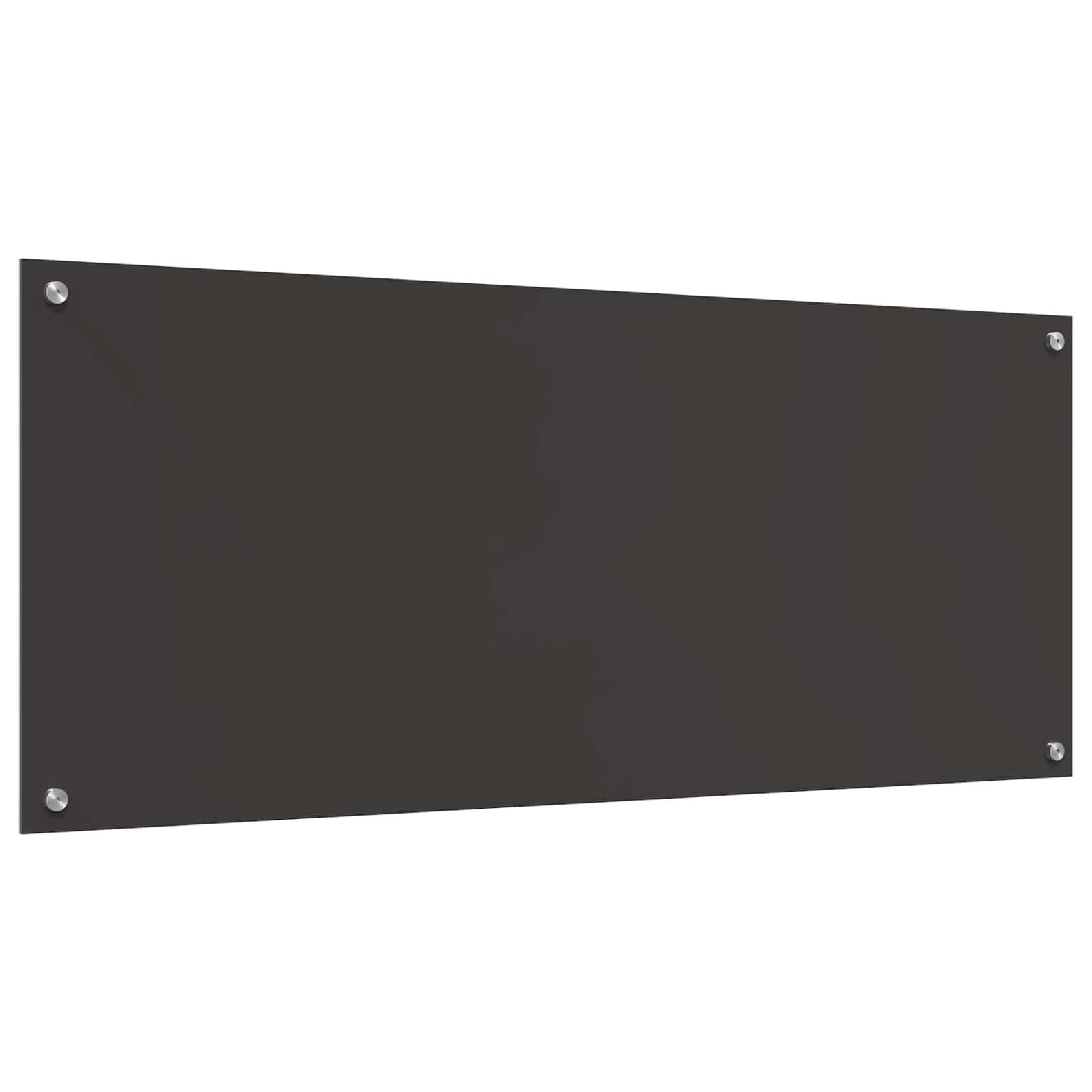Konyhai hátfal sötétszürke 120 x 50 cm edzett üveg