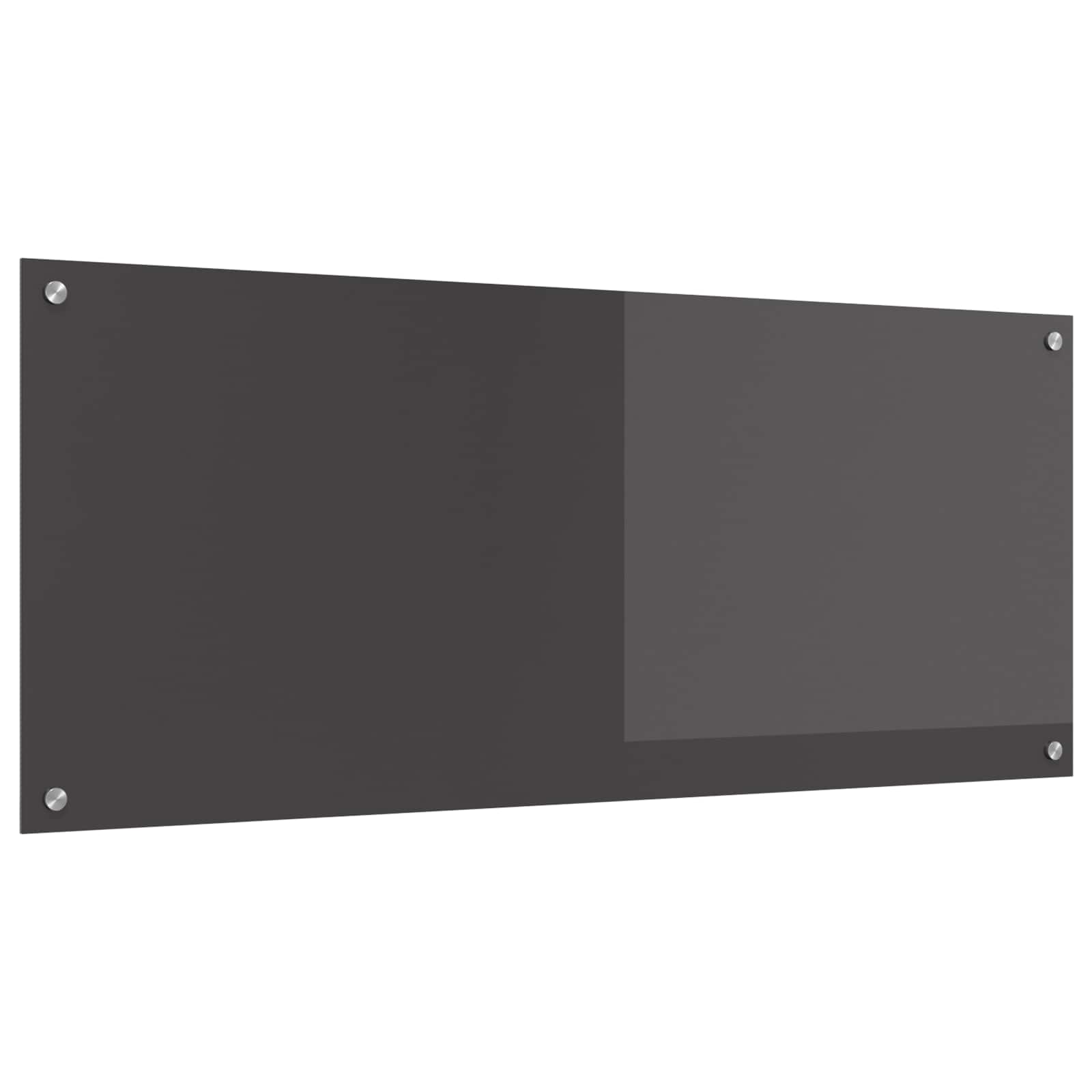 Konyhai hátfal sötétszürke 120 x 50 cm edzett üveg