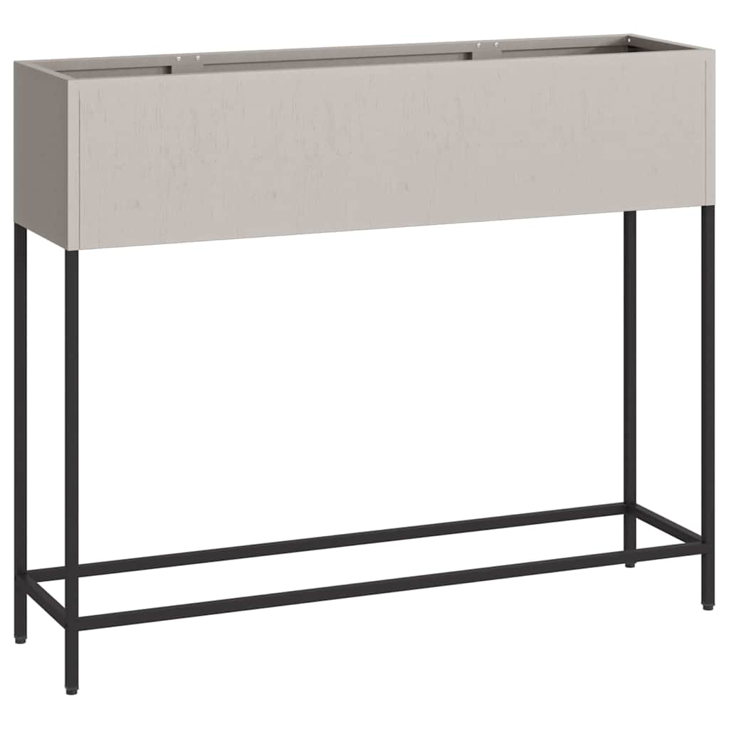 Magas kerti cserép rozsdás 100 x 26 x 82 cm időjárásálló acél