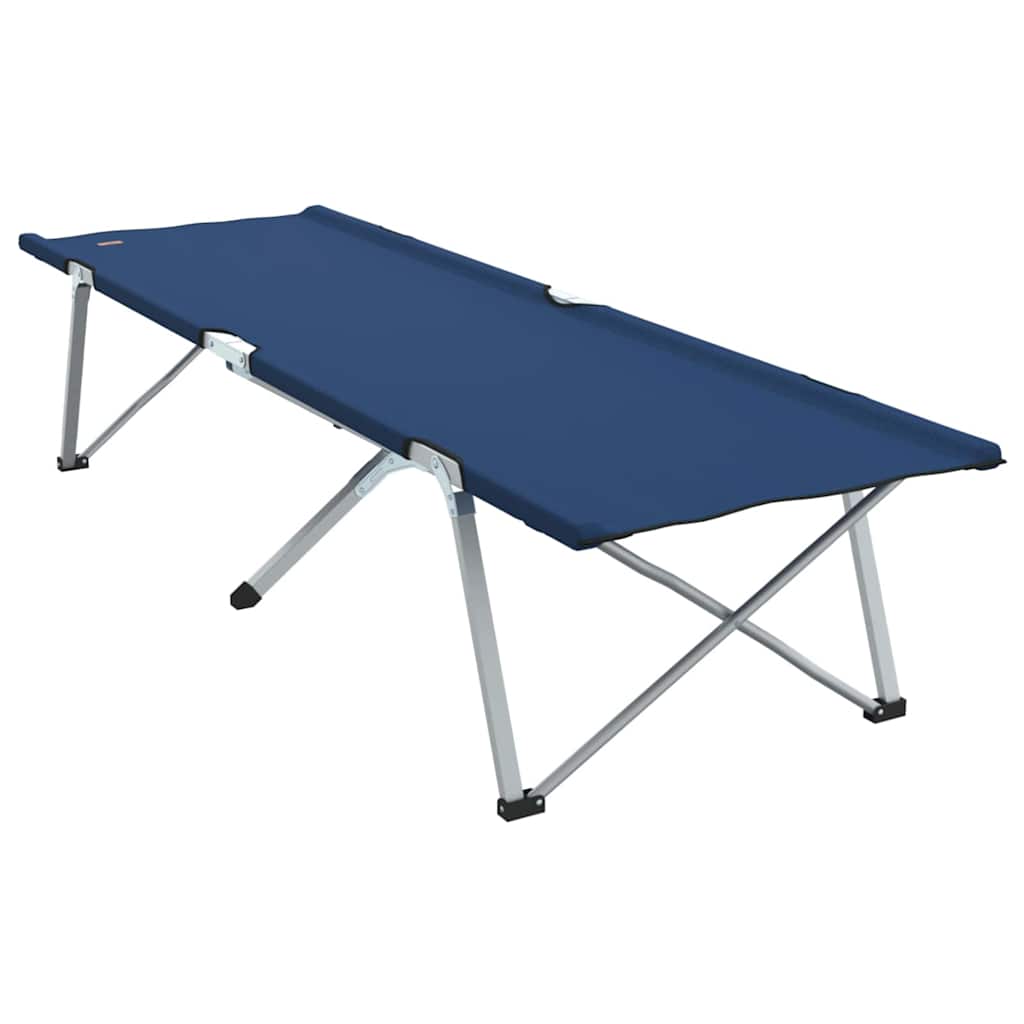 Összecsukható kemping ágy 2 pcs kék 194 x 62,5 x 42,5 cm