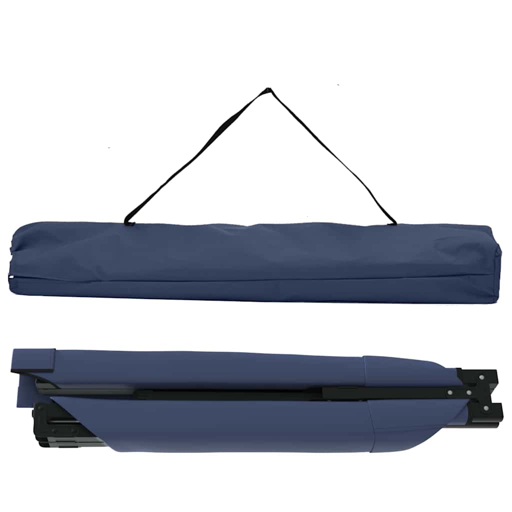 Összecsukható kemping ágy kék 193 x 69 x 45 cm oxford szövet