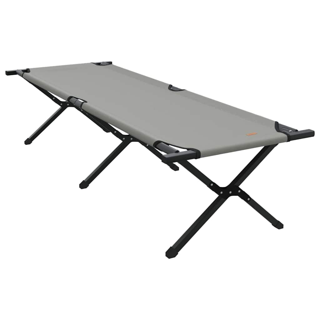 Összecsukható kemping ágy szürke 193 x 69 x 45 cm oxford szövet