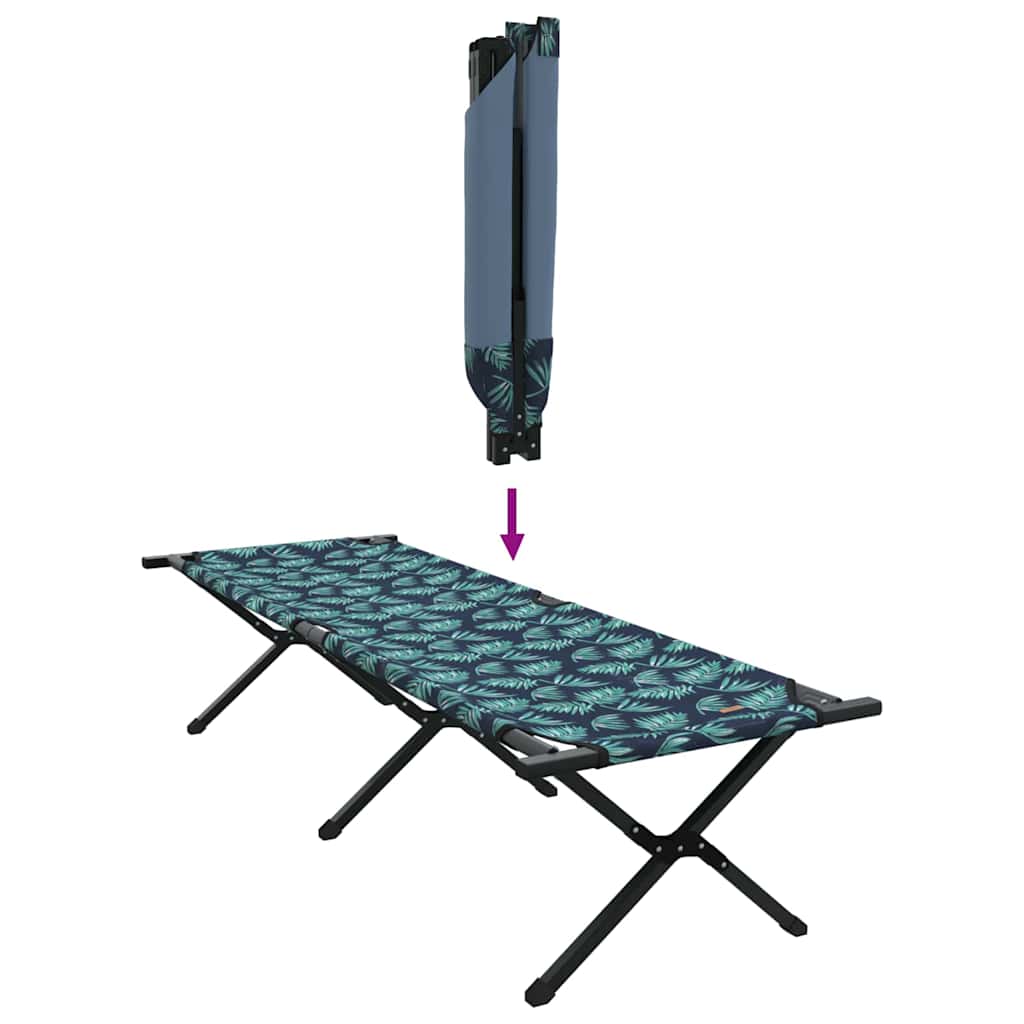 Összecsukható kemping ágy erdő 193 x 69 x 45 cm oxford szövet