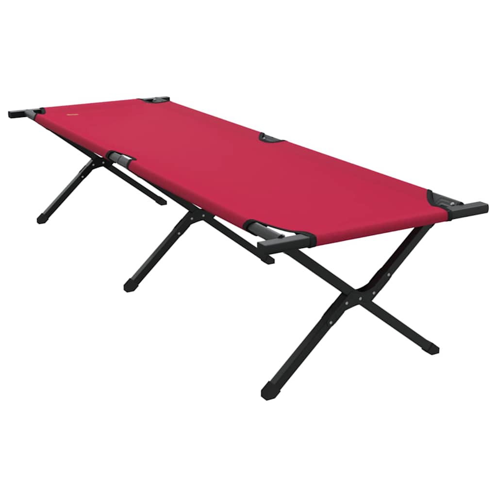 Összecsukható kemping ágy 2 pcs piros 193 x 69 x 45 cm