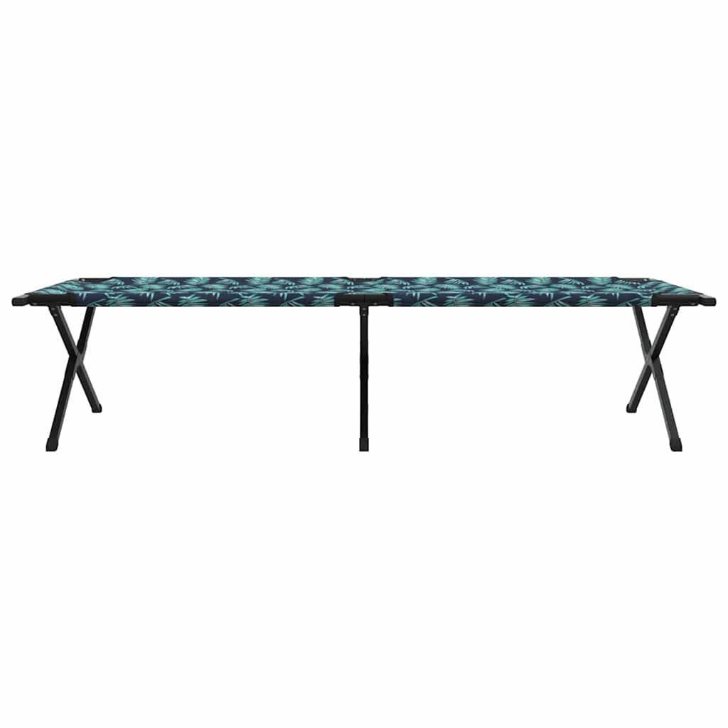 Összecsukható kemping ágy levél 2 pcs erdő 210 x 80 x 46 cm