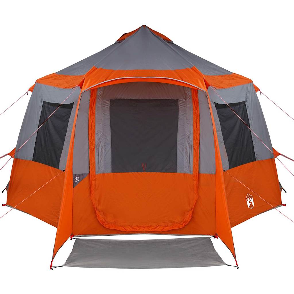 Cabin tent 12-person szürke és narancs 405 x 405 x 273 cm