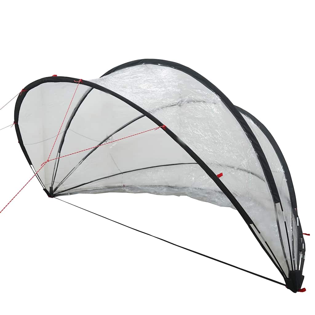 Medence kupola átlátszó 405 x 405 x 192 cm pvc