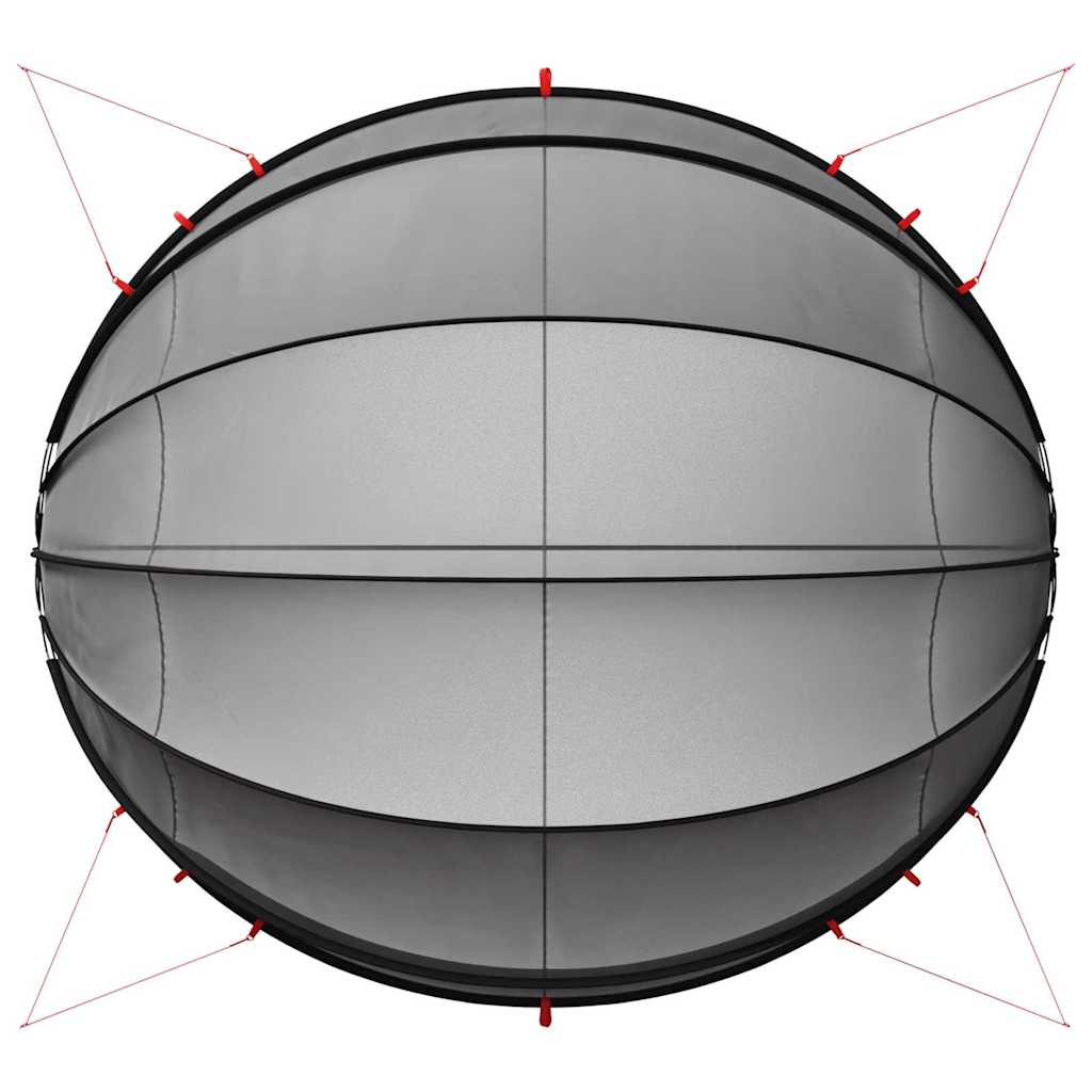 Medence kupola fekete 546 x 516 x 250 cm