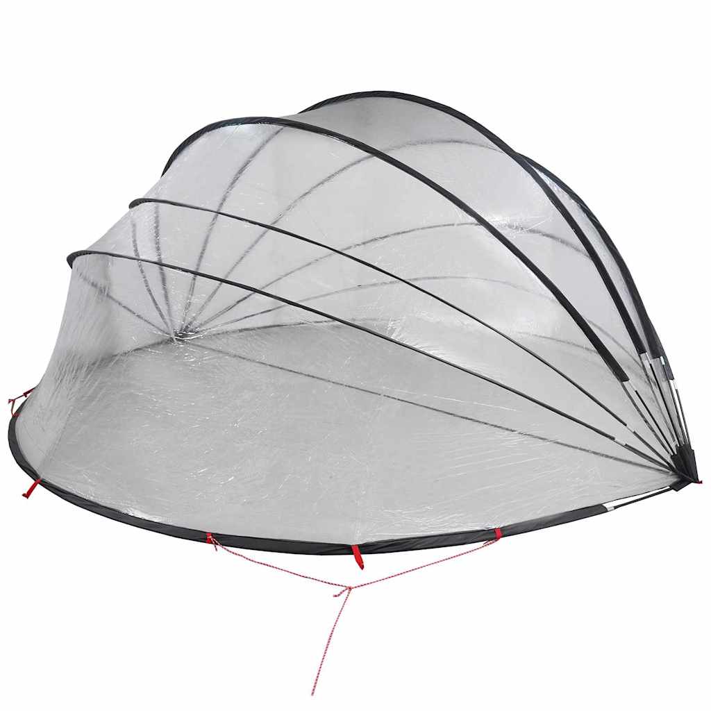 Medence kupola átlátszó 592 x 590 x 275 cm pvc