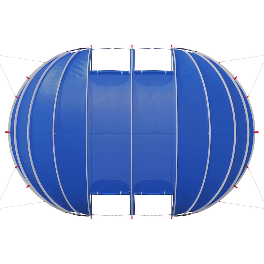 Medencetábor dóm kék 538 x 440 x 204 cm