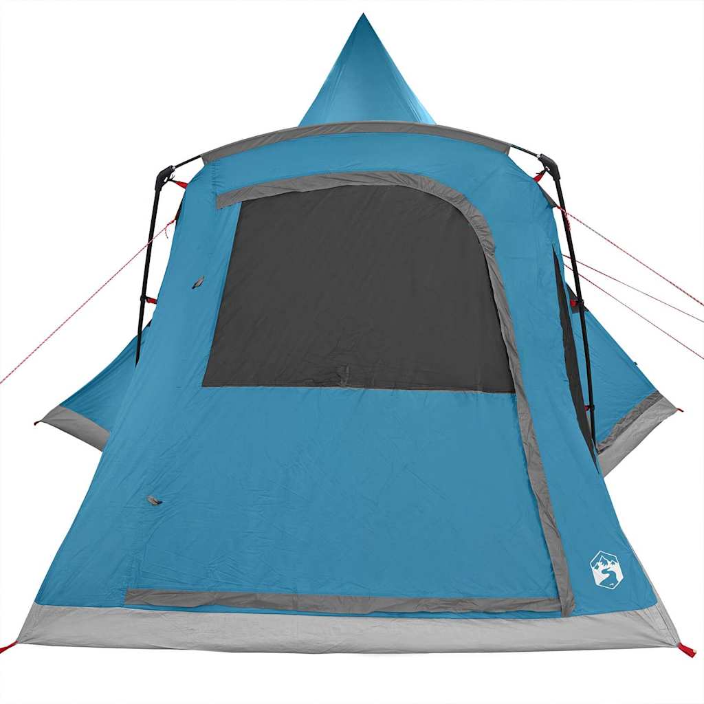 Teepee sátor 5 fő számára tetővel kék 545 x 450 x 295 cm