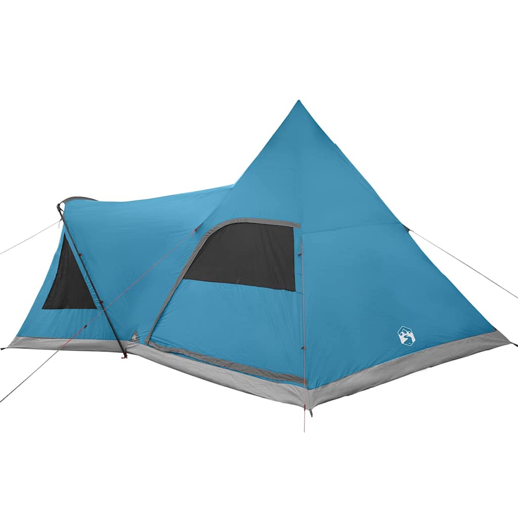 Teepee sátor 5 fő számára tetővel kék 545 x 450 x 295 cm
