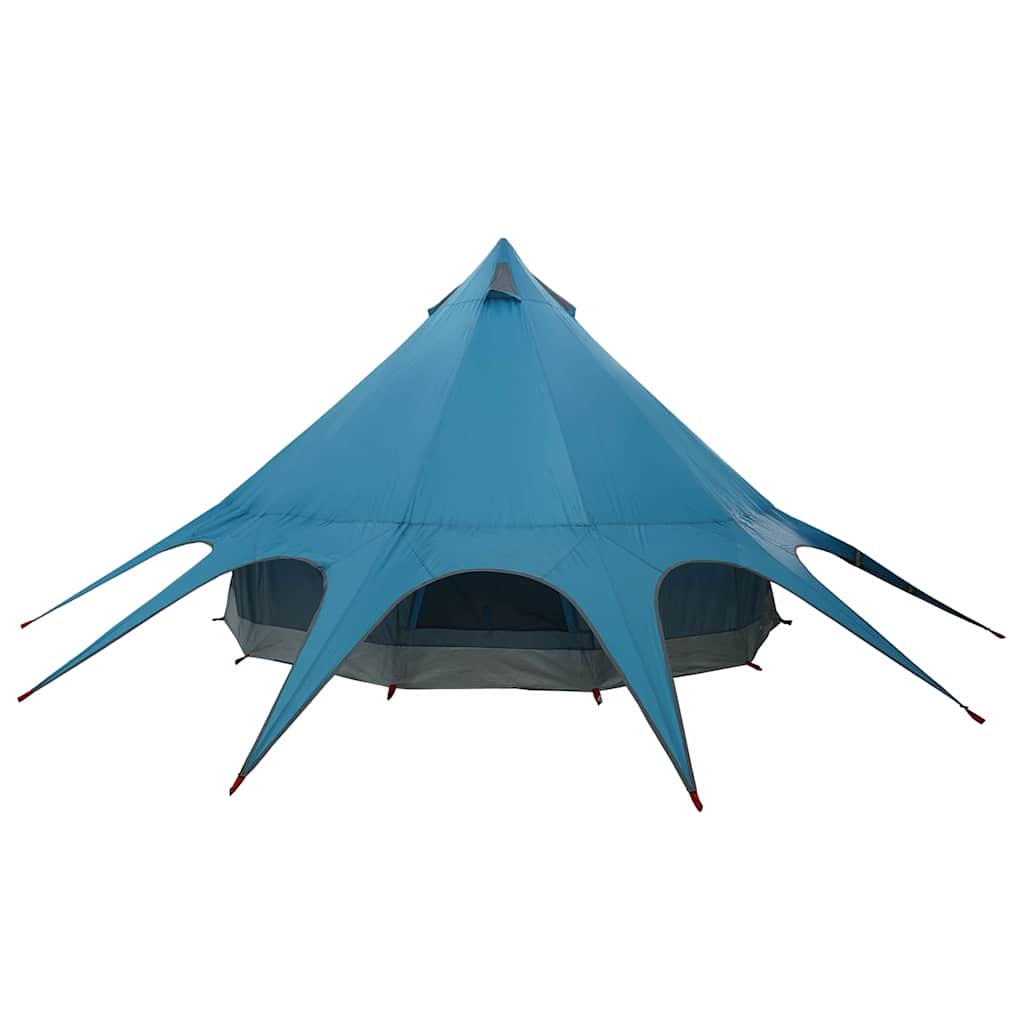 Teepee sátor 3 személyes kék és szürke 312 x 312 x 197 cm