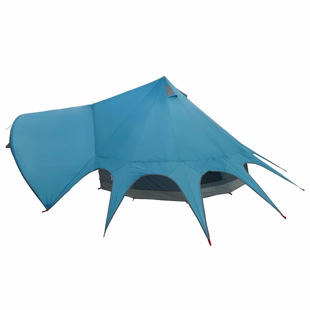 Teepee sátor 3 személyes kék és szürke 312 x 312 x 197 cm