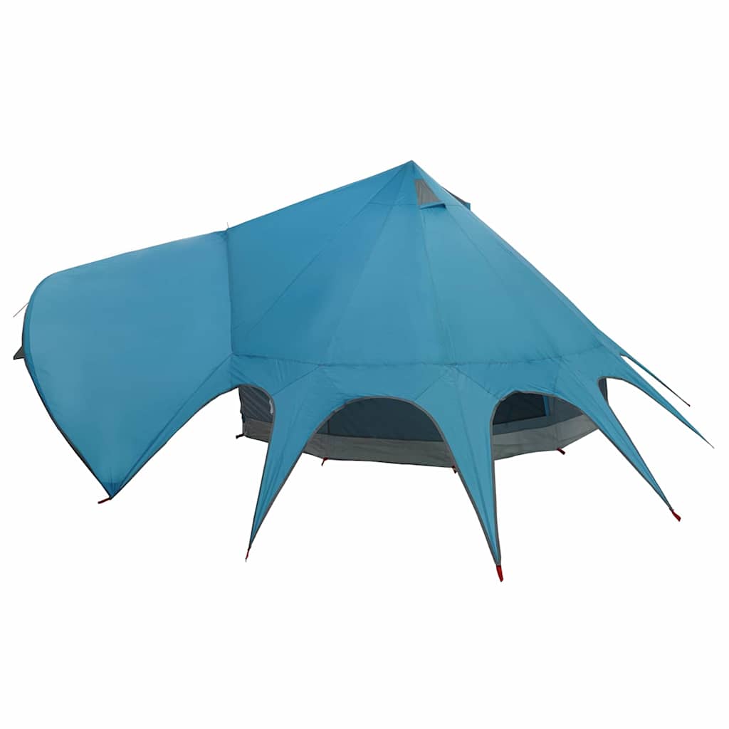Teepee sátor 5 fő számára kék és szürke 415 x 415 x 247 cm
