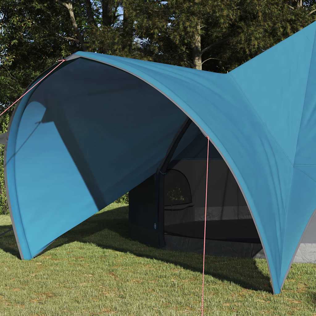 Teepee sátor 9 fős tetővel kék és szürke 502 x 502 x 297 cm