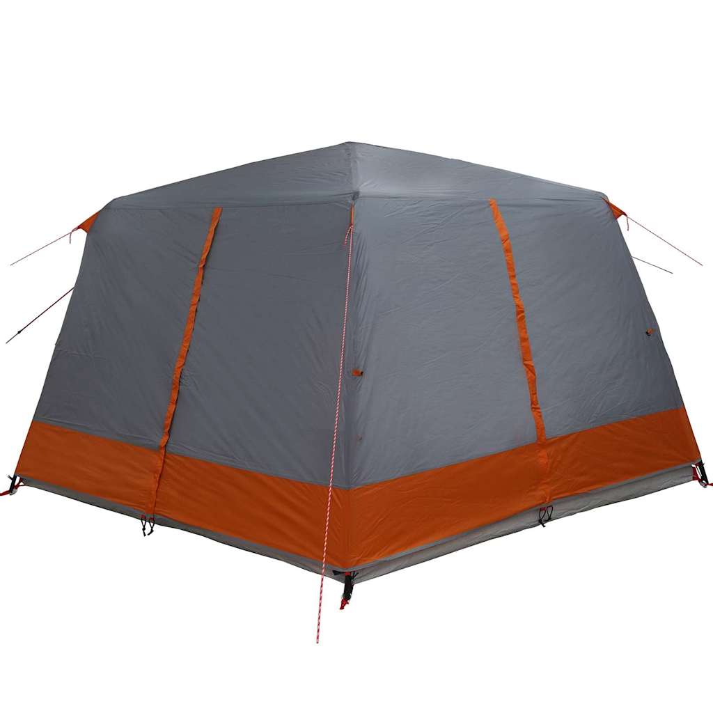 Cabin tent 7-person szürke és narancs 400 x 350 x 212 cm