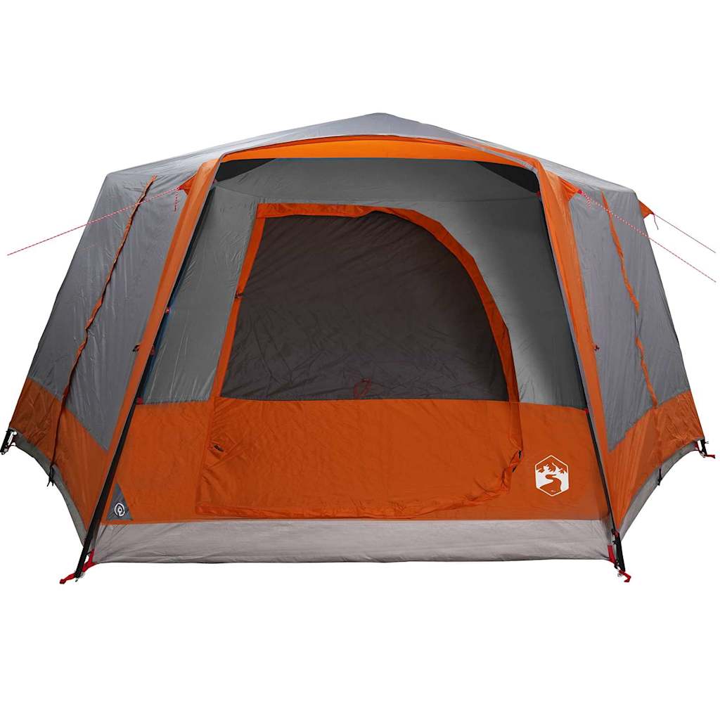 Cabin tent 7-person szürke és narancs 400 x 350 x 212 cm