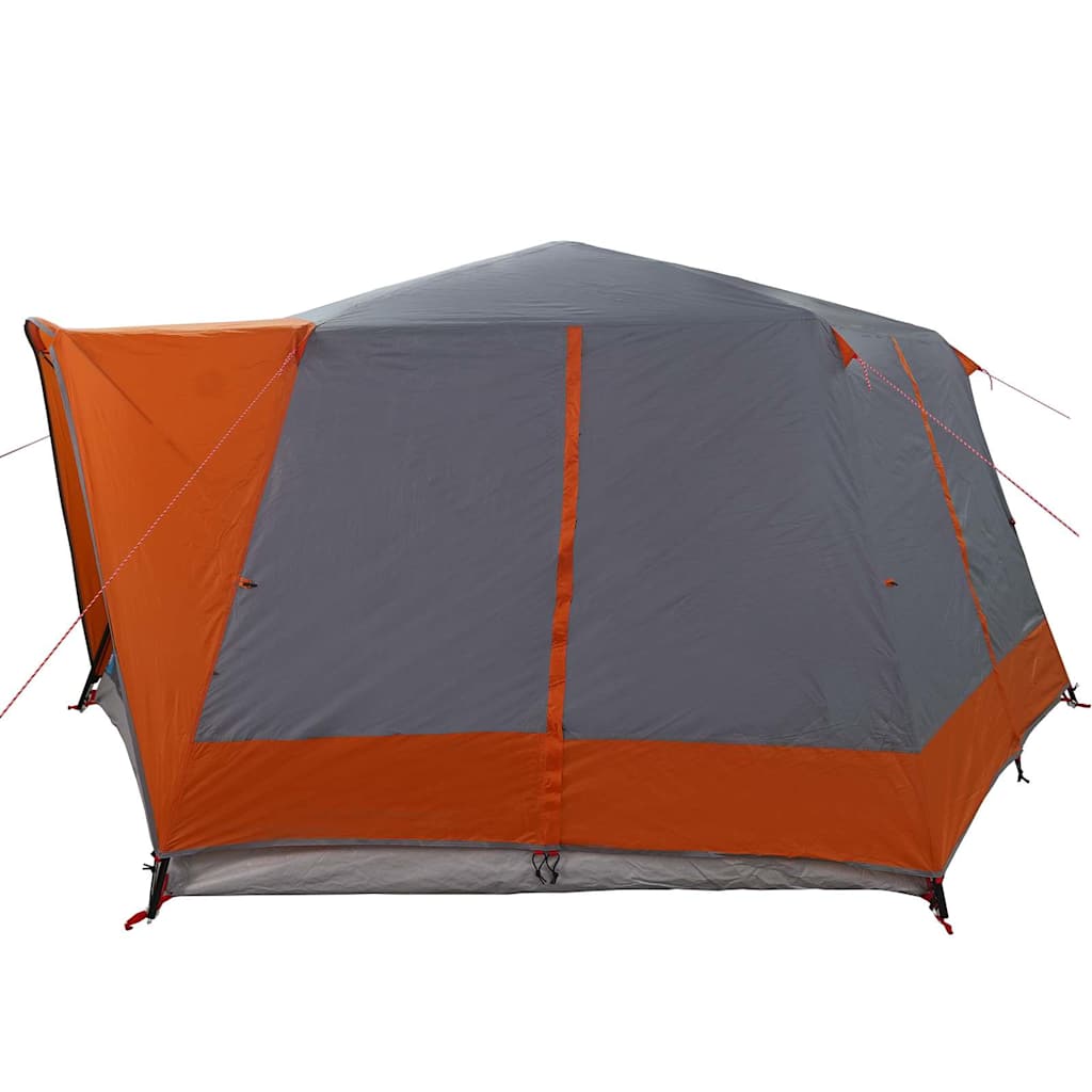 Cabin tent 7-person szürke és narancs 400 x 350 x 212 cm