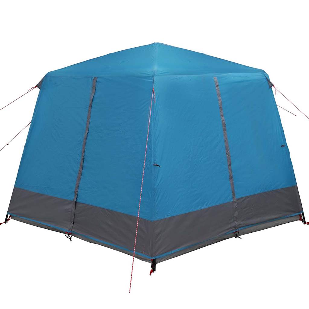 Cabin tent 5-person tetővel kék és szürke 333 x 317 x 194 cm