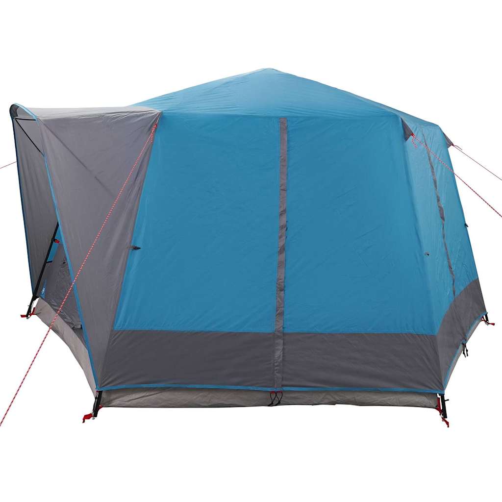 Cabin tent 5-person tetővel kék és szürke 333 x 317 x 194 cm