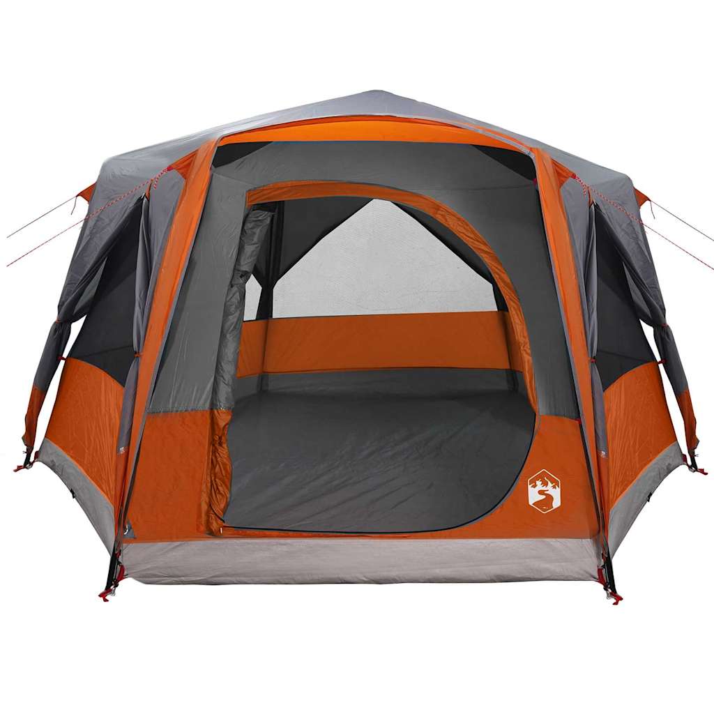 Cabin tent 5-person szürke és narancs 333 x 317 x 194 cm
