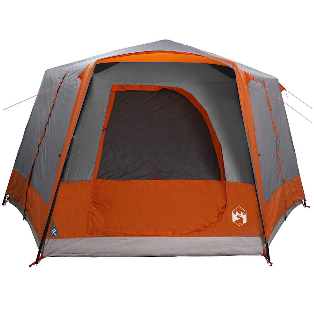 Cabin tent 5-person szürke és narancs 333 x 317 x 194 cm